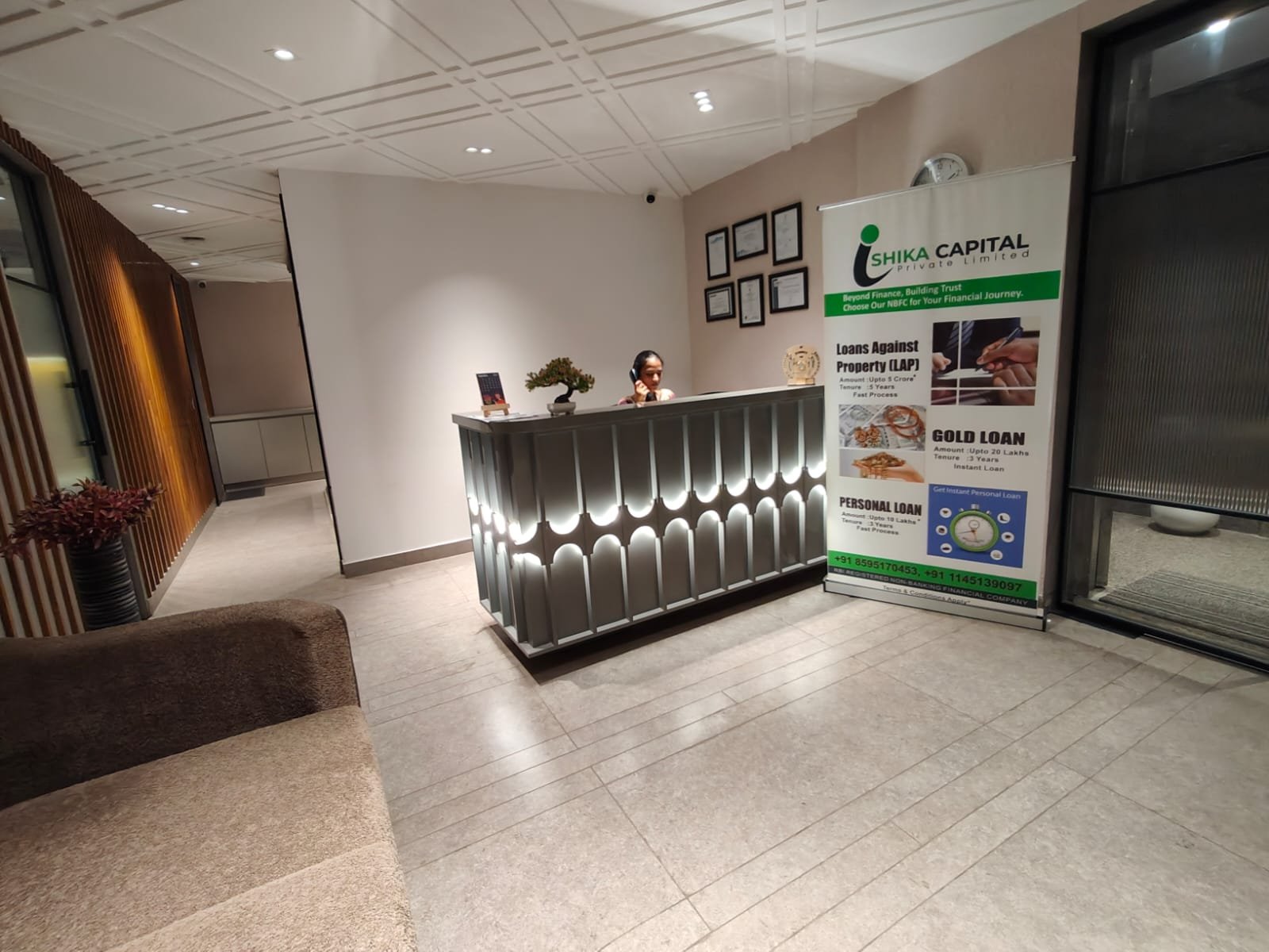 Ishika Capital Office Reception